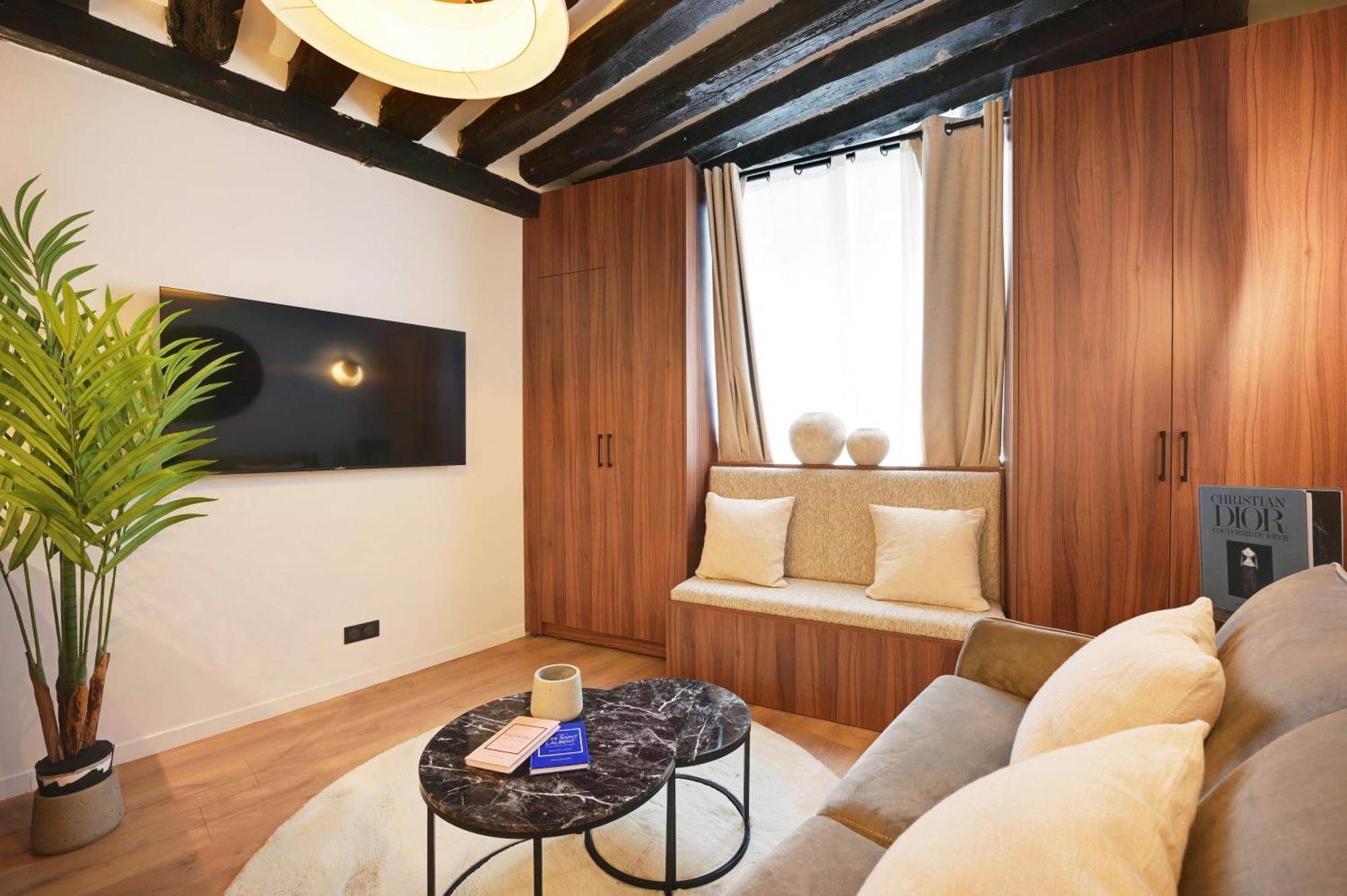 Chic - 1br-4p -ac- Marais-vosges Appartement Parijs