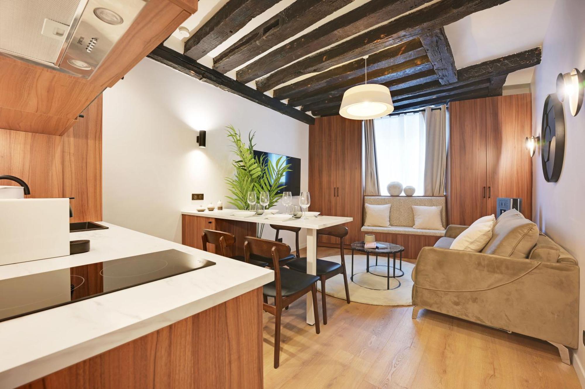 Chic - 1br-4p -ac- Marais-vosges Appartement *