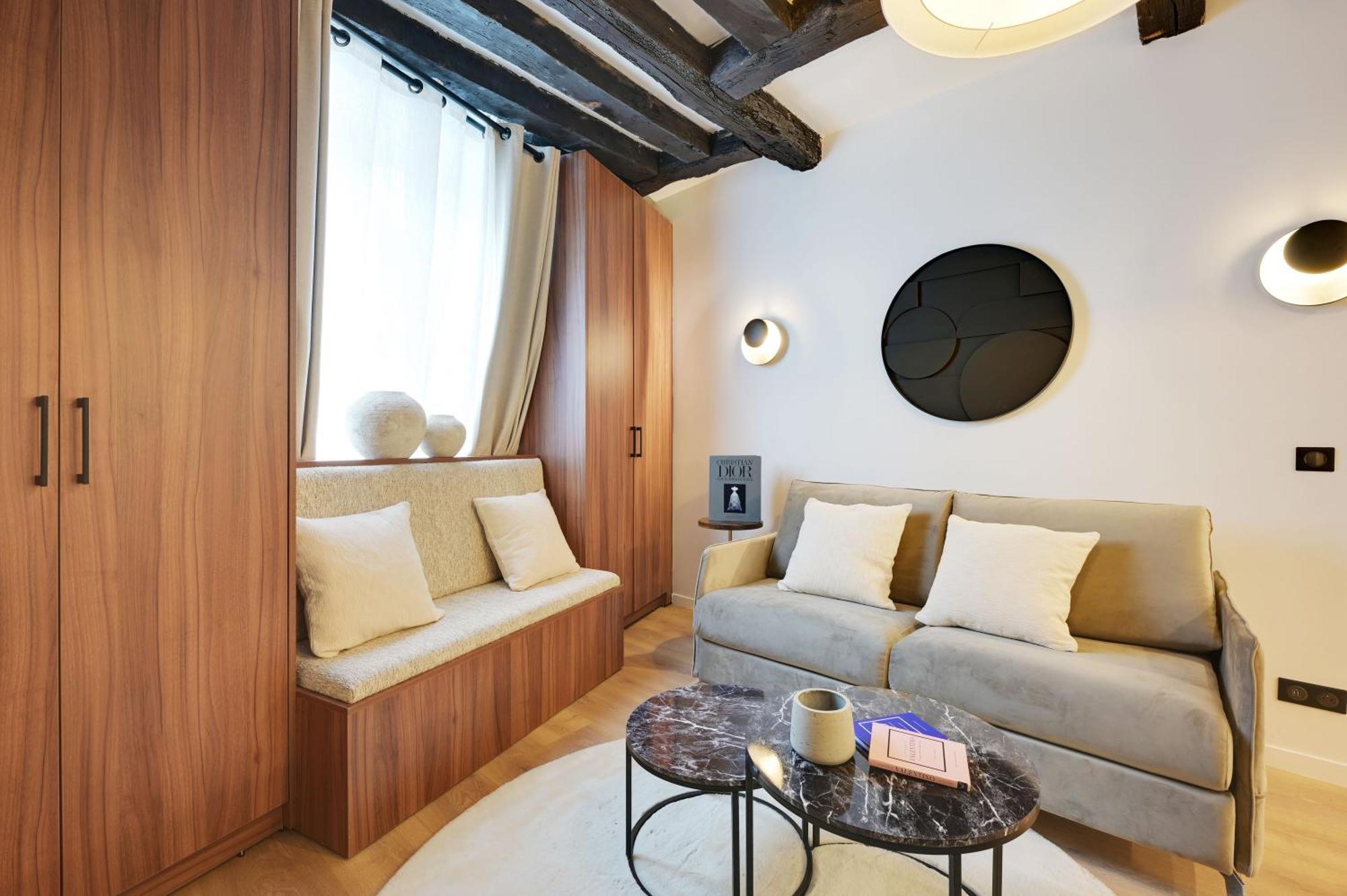 Chic - 1br-4p -ac- Marais-vosges Appartement Parijs