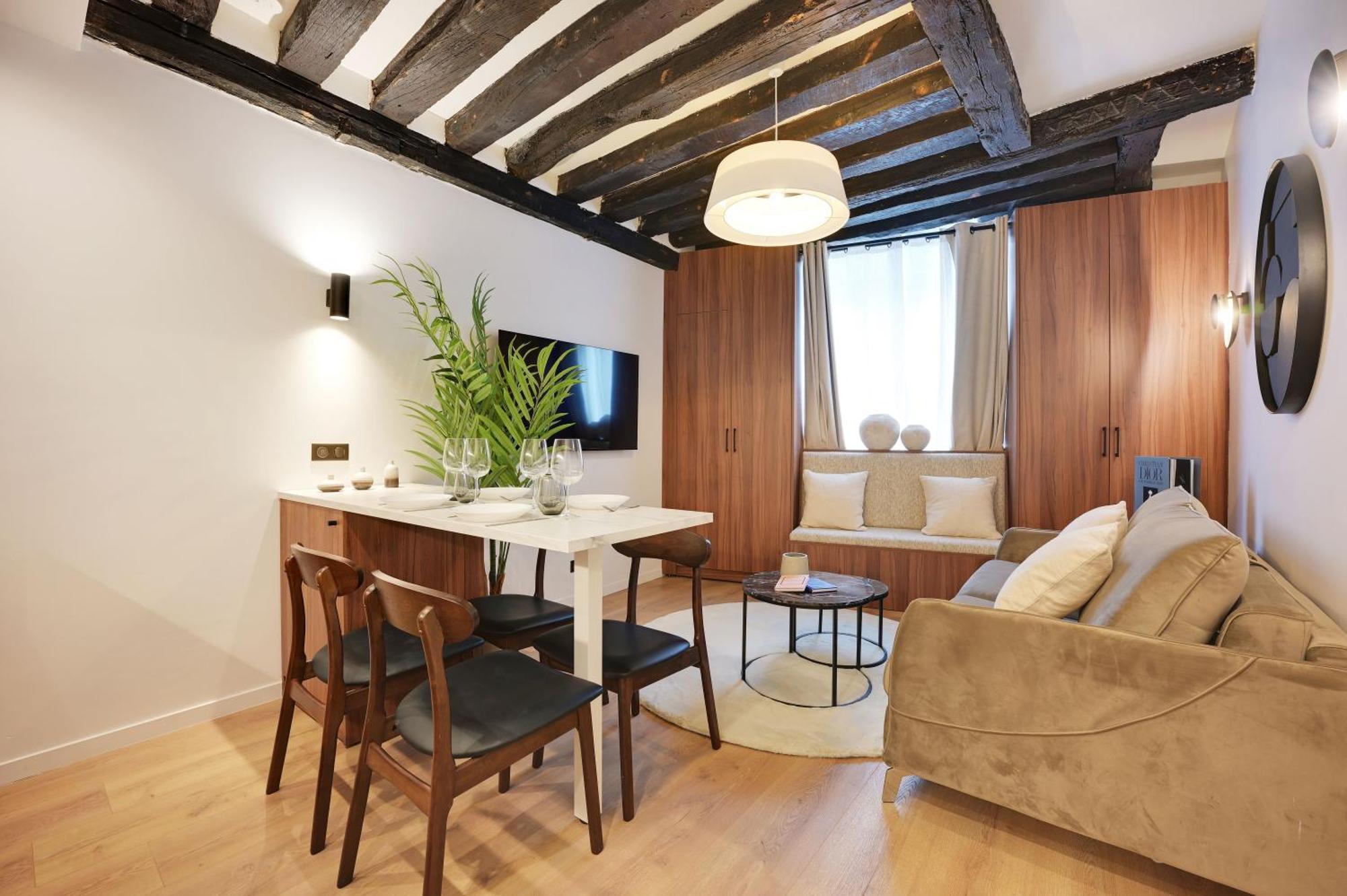 Chic - 1br-4p -ac- Marais-vosges * Parijs
